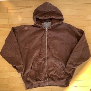 Brandy Melville One Size Fits All Brown Sweater Hoodie